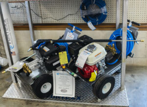 Vortexx Power Washers on Display at Store