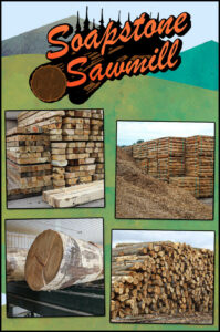 Collage of Soapstone Sawmill's Work