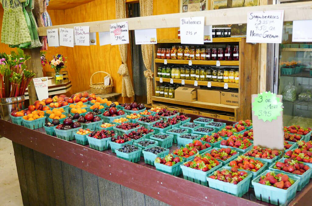 Wayside Produce East Earl PA A fruit stand with a lot of fruit.