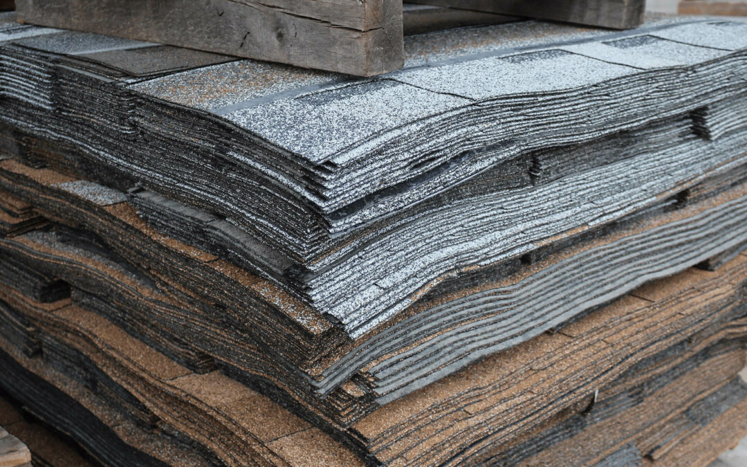 Slate Road Supply Ephrata PA Stacks of roofing shingles
